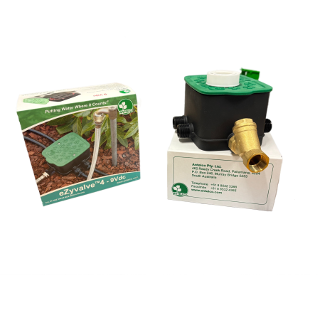 Mini-Expressbox - Vormontierte-Magnetventile mit Box 4 Ventile, 25 mm, 3/4" AG, 24 VAC und 9 VDC, Ventilbox mit Magnetventilen 3/4" vormontiert, für WPX, Node, Rain-Bird, Hunter usw.